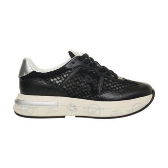 Premiata Sneakers, female, Black, Size: 11 US Black Sneakers Cassie Style