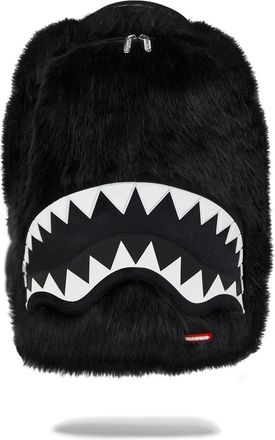 Sprayground Unisex Fur Crazy Black Backpack - One Size