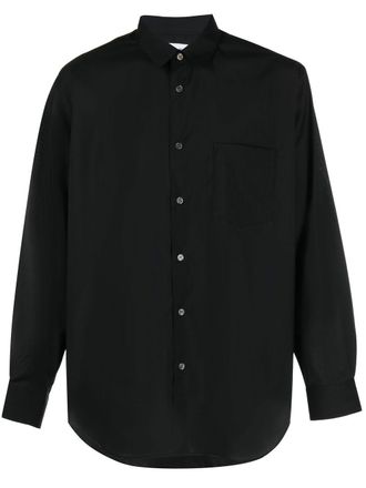Comme Des Garçons classic button-up shirt - Black