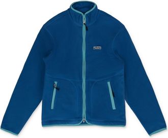 Aim&eacute; Leon Dore Blue Low Pile Full Zip Fleece Jacket