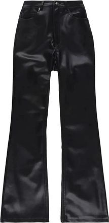 Ksubi Zwarte Soho Casual Broek - Dames - Wijde Broeken - Zwart - W27 - Polyester - Broeken