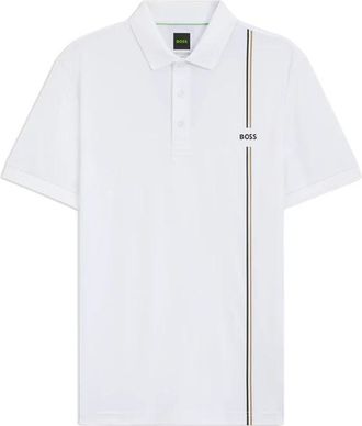 HUGO BOSS TOC Game 3 Polo - Heren - Polos - Wit - M - Polyester - Tops