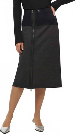 Anatomie Zita Midi Skirt In Black