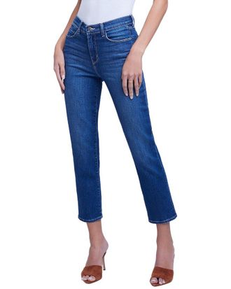 L'agence Lagence Alexia High-Rise Crop Cigarette Jean
