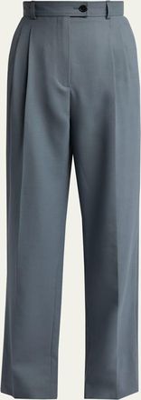 The Row Ragnar Tapered Wool Suiting Pants