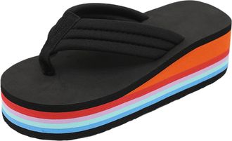 Generic 2026 Sandals Womens Slippers Open Shoes Summer Comfortable for Wide Feet Elegant (Black, 3.5)