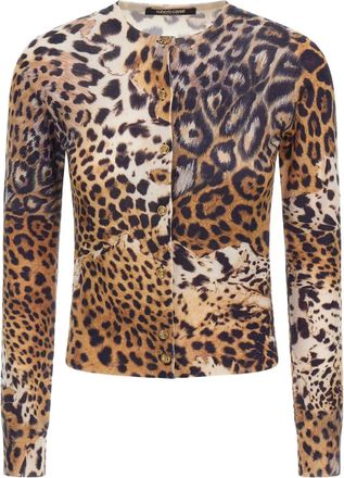 Roberto Cavalli Cardigan con stampa - Toni neutri