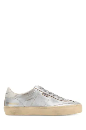 Golden Goose Deluxe Brand Silver Leather Soul Star Sneakers