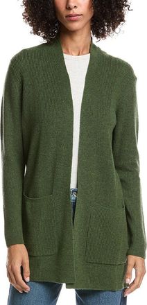 Forté Cashmere Wool & Cashmere-Blend Drape Cardigan