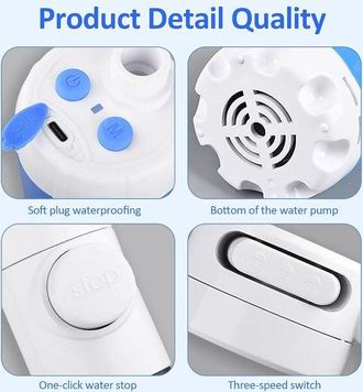 OEM Ducha De Camping - Ducha Exterior - Ducha De Jard&iacute;n - Ducha Port&aacute;til - Ducha M&oacute;vil - Con Cabezal De Ducha De Viaje