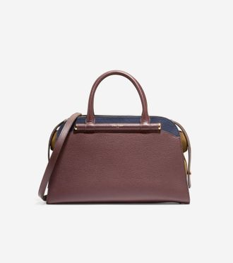 Cole Haan Womens Catherine Medium Satchel - Red