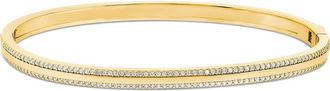 SHYMI Cubic Zirconia Pav&eacute; Bangle in Gold at Nordstrom