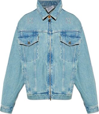 VETEMENTS Denim Jas Met Zakken - Heren - Spijkerjassen - Blauw - L - Denim - Jassen