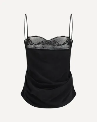 Magda Butrym Silk draped Top Female 38