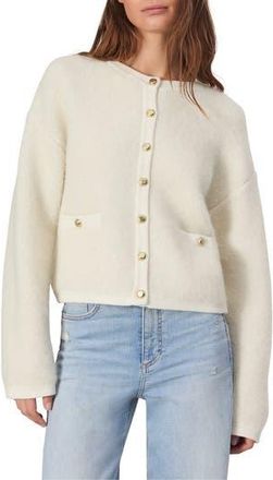Rag & Bone Kaia Boxy Boucl&eacute; Cardigan in Ivory at Nordstrom Rack, Size Xx-Small