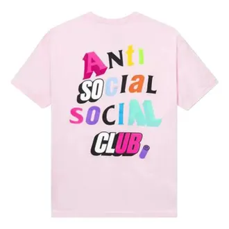 ANTI SOCIAL SOCIAL CLUB The Real Me T-Shirt Pink 1020-100000103TRMT-PINK