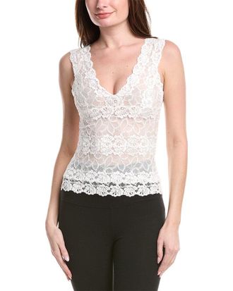 Natori Rose Parfait Allover Lace Tank