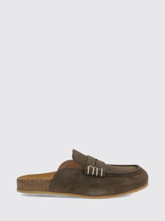 J.W.Anderson Suede Mules with Chain Detail and Low Heel