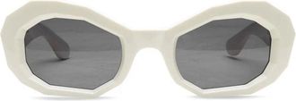 Amiri Honeycomb Sunglasses- Alabaster