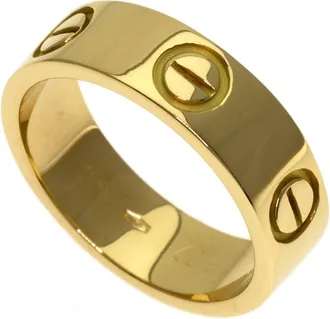 Cartier Love Yellow Gold (18K) Band Ring (Pre-Owned)