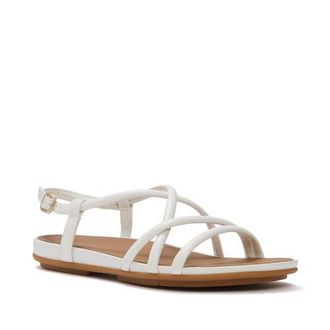 FitFlop Gracie Leather Strappy Sandals in Urban White at Nordstrom, Size 10