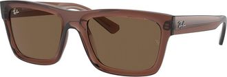 Ray-Ban RB4396F Warren Asian Fit 667873 Mens Sunglasses Brown Size 57