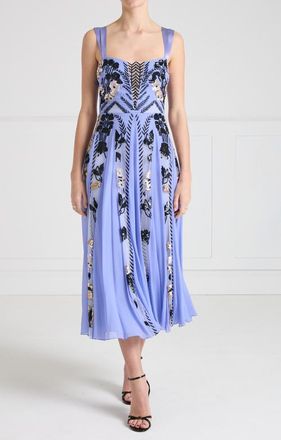 Temperley London Gilded Strappy Dress in Lavender at Nordstrom, Size 4