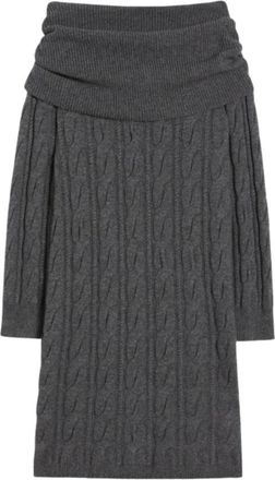 Max Mara Elegante Jurken Collectie - Dames - Kleedjes - Grijs - XS - Kleedjes