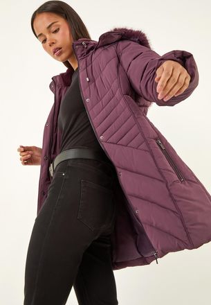 Roman Longline Padded Puffer Coat