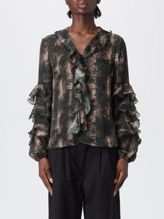 Just Cavalli Blusa Just Cavalli in crêpe stampato