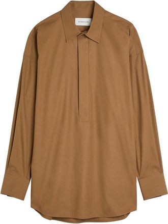 ARMARIUM Candela Cotton-poplin Shirt - Brown - 42 (UK10 / S)