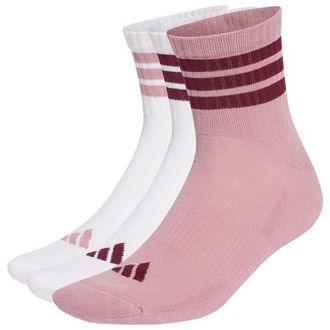 adidas 3-Stripes Essential Concept Mid 3-Pack Multifunktionssocken f&uuml;r Herren | rosa
