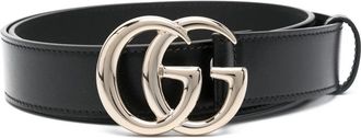 Gucci Double G-buckle Leather Belt