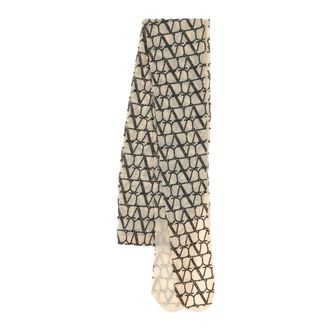 Valentino Garavani Ondergoed, Dames, Veelkleurig, S, Nylon, Embroidered Toile Iconographe Tulle Strass Jersey Collant