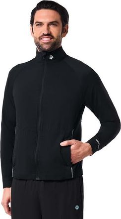 Coolibar Mens Sport Jacket - UPF 50+ Sun Protection - Outpace in Black at Nordstrom, Size Xx-Large
