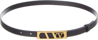 Valentino Vlogo Signature Leather Belt