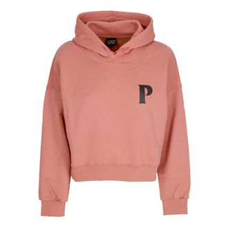 PROPAGANDA Pyromantics Croptop Hoodie - Dames - Hoodies - Roze - M - Katoen - Hoodies & sweatvesten