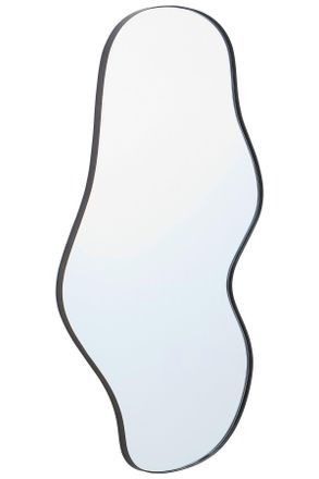 MID.YOU Mid.you Wandspiegel, Schwarz, Metall, Glas, Holzwerkstoff, Freiform, 60x110x2.5 cm, Reach, Bsci, Garderobe, Garderobenspiegel
