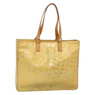 Louis Vuitton Pre-owned Tote Bags, female, Yellow, Size: ONE SIZE Pre-owned Leather louis-vuitton-bags