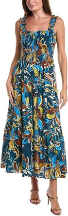 Anne Klein Smocked Bodice Patio Dress