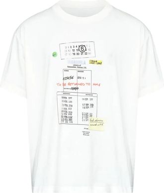 Maison Margiela T-shirt girocollo - Bianco