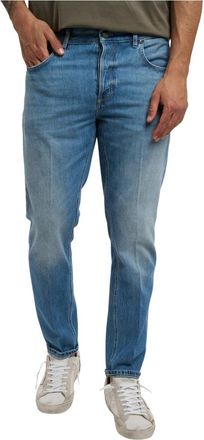 Pantaloni Torino Slim-fit Jeans - Heren - Slim Fit Jeans - Blauw - W34 - Katoen - Jeans