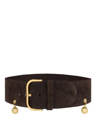 Valentino Wide Suede Belt