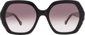 Carolina Herrera Pink Doubleshade Butterfly Ladies Sunglasses HER 0181/S 0GUU/3X 55