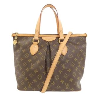 Louis Vuitton Pre-owned Canvas Handtas - Dames - Pre-owned - Bruin - Maat: ONE Size
