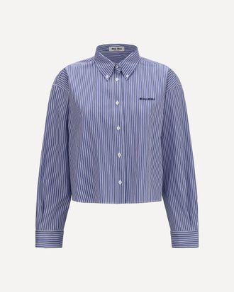 Miu Miu Striped cotton Shirt Female 40