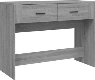 vidaXL Console Table Grey Sonoma 100x39x75 cm Engineered Wood Vidaxl