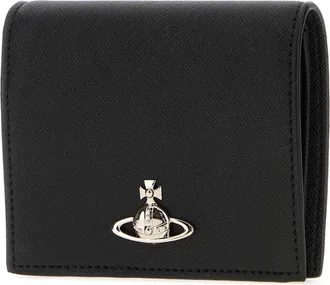Vivienne Westwood Saffiano Leather Wallet - Black