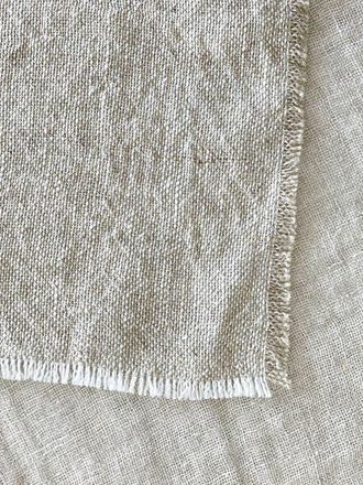 Anaya with Love So Soft Linen Tablecloth in Beige at Nordstrom