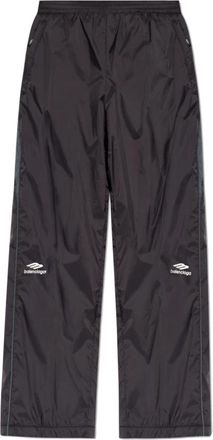 Balenciaga 3B Sports Icon Ski Tracksuit Pants - Heren - Wijde Broeken - Zwart - M - Leer - Broeken